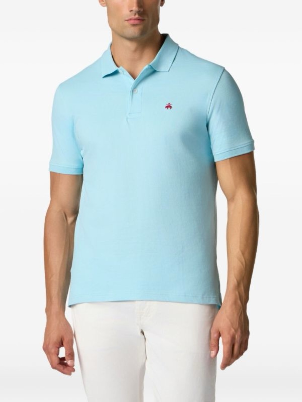 Brooks Brothers
cotton-piqué polo shirt - L